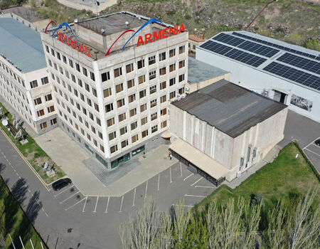 Установка солнечных панелей в Armenia Tv