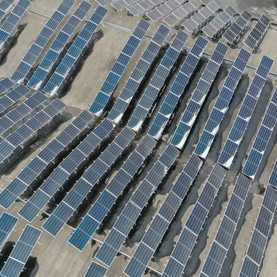 Installation of solar panels in "OVAL" Plastic
