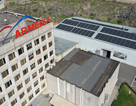Solara ընկերությունը իրականացրեց արևային վահանակների տեղադրում Armenia TV-ում